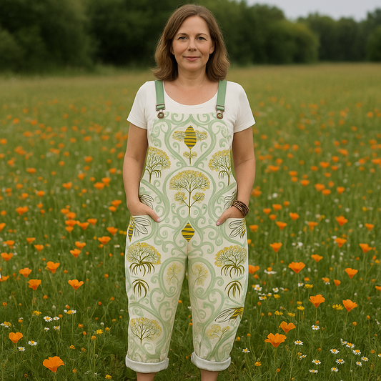 ALMUT I VINTAGE BEDRUCKTER JUMPSUIT