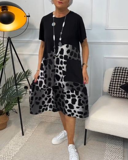 Tessa – Lässiges Kleid mit Rundhalsausschnitt