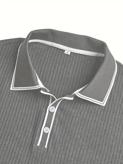 SEBASTIAN I STRUKTURIERTES POLOSHIRT
