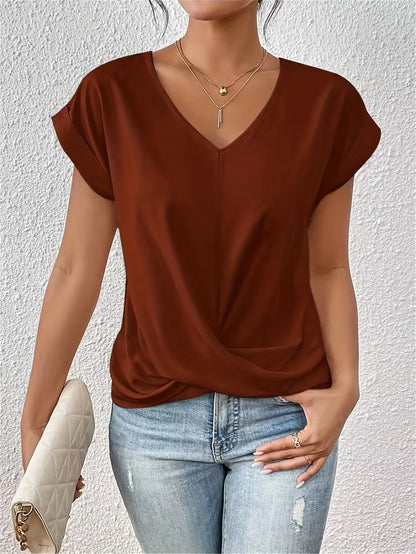 Lydia | Chic V-Neck T-Shirt