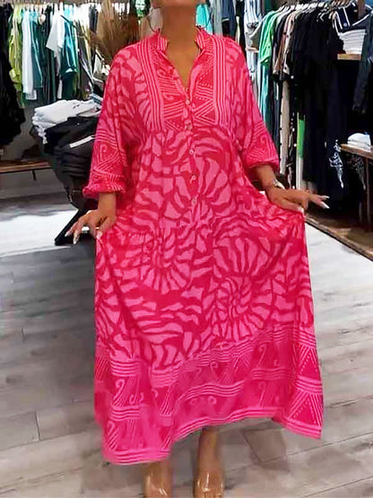 Irene™ - Auffälliges Bedrucktes Kleid