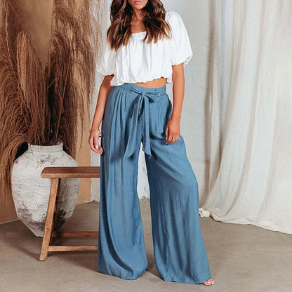 NELLMARI I SCHLABBERHOSE MIT GÜRTEL