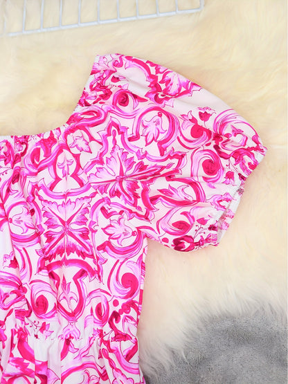 XANTHIS I SCHULTERFREIES BEDRUCKTES KLEID