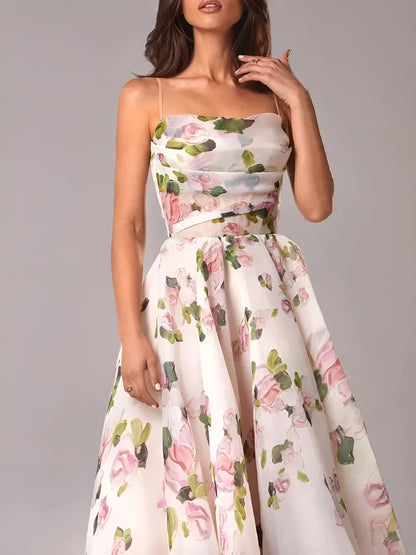 SOPHIA I FLORALES PARTYKLEID
