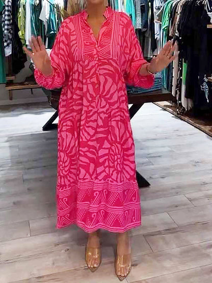 Irene™ - Auffälliges Bedrucktes Kleid