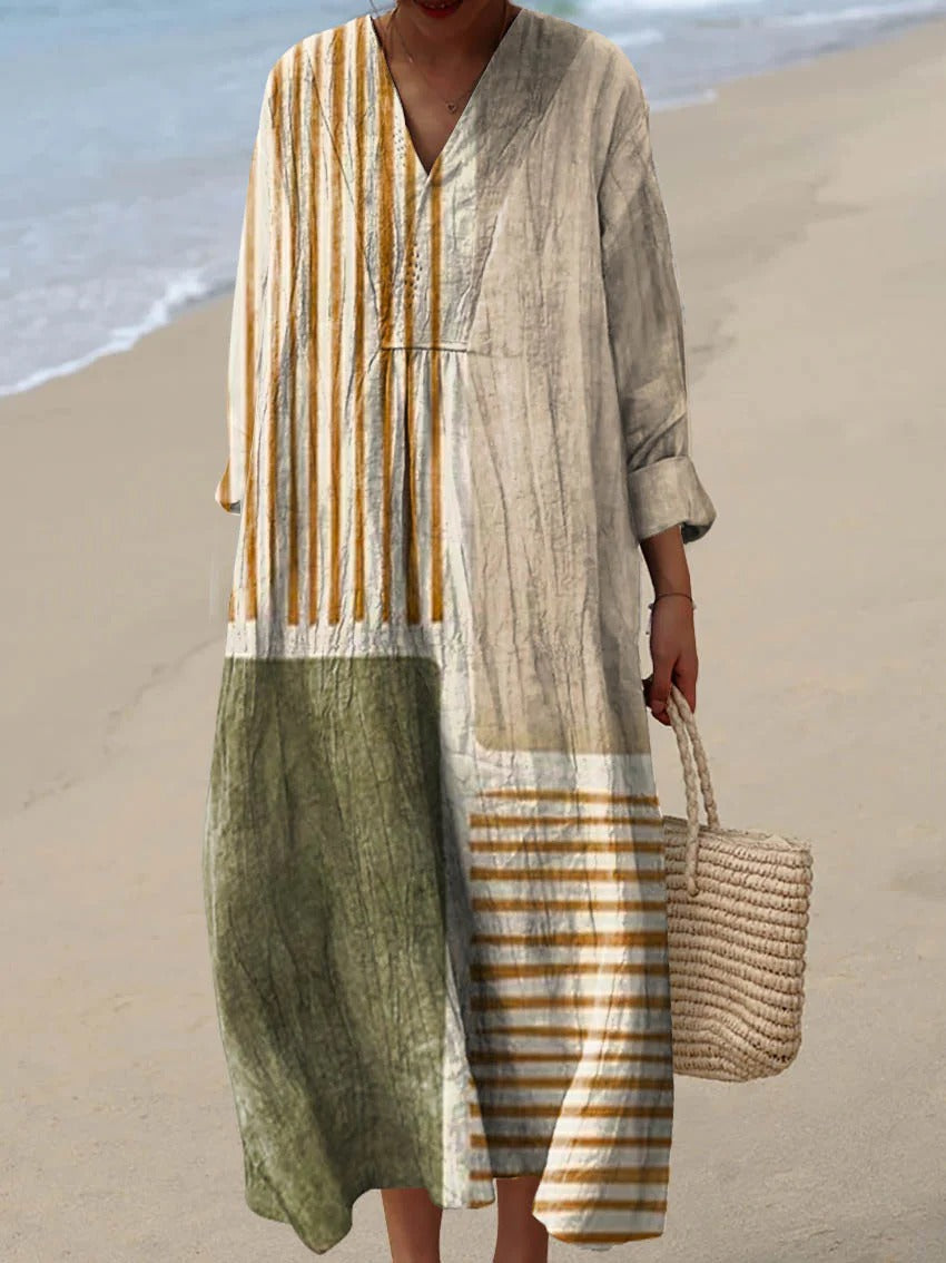 OTTILIE I BEDRUCKTES KLEID IN LOCKERER PASSFORM