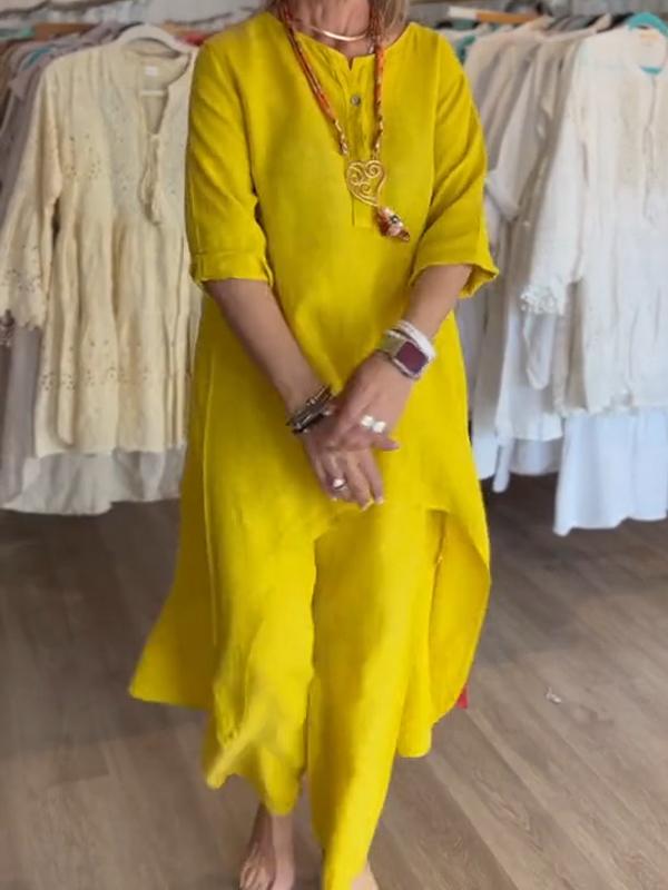 HERLIND I BEQUEMES SET AUS BLUSE UND HOSE