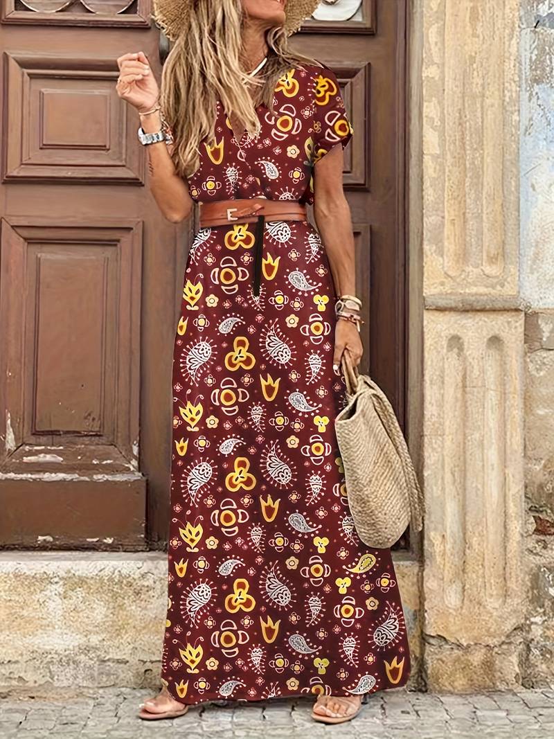 Summer - Blumiges Maxikleid für Frauen