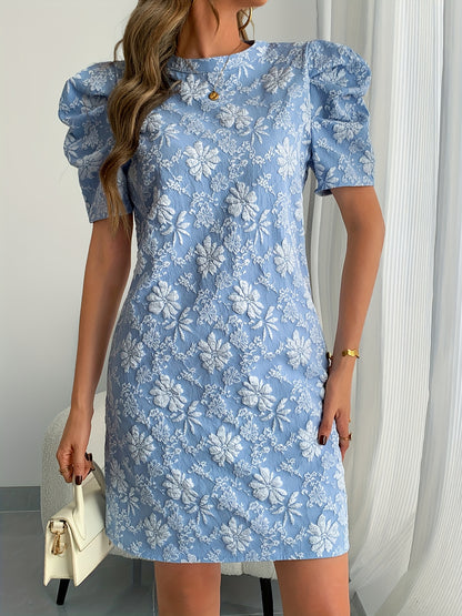 QUIRILDA I KURZARM-BLUMENKLEID