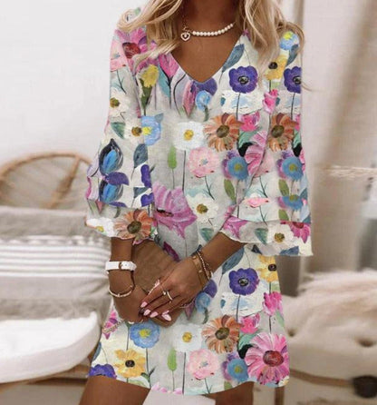 Elisa – vibrantes Mini-Kleid