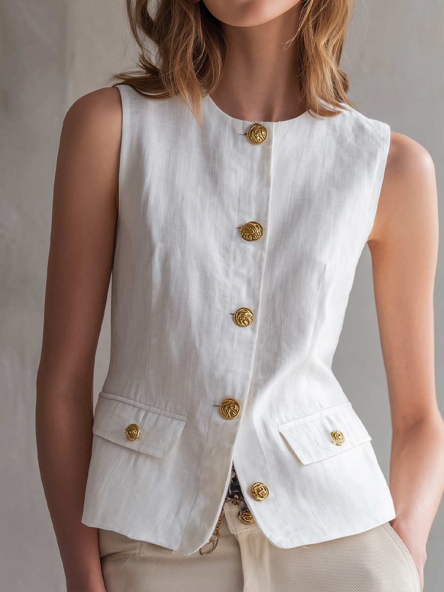 IRMGARD I KOMFORTABLE LEINEN-WESTE