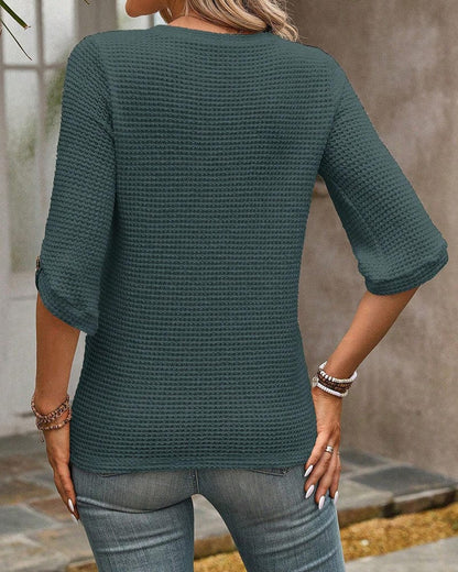 VALERIA I 3/4-ÄRMEL-BLUSE