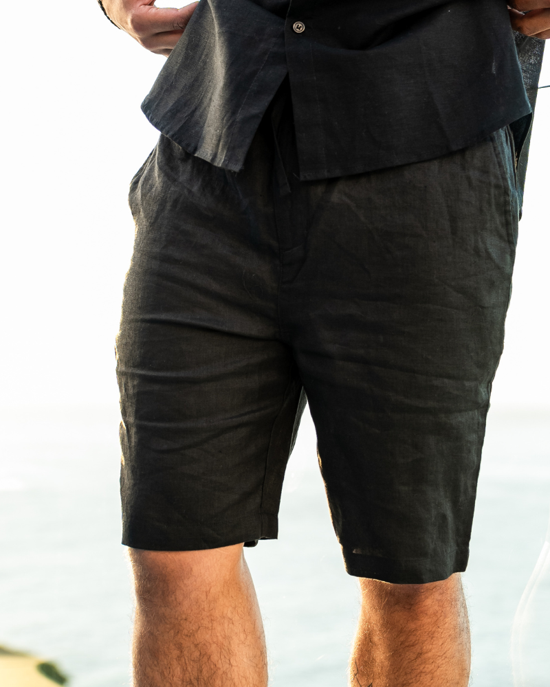 ARMIN I SOMMER-SHORTS AUS LEINEN