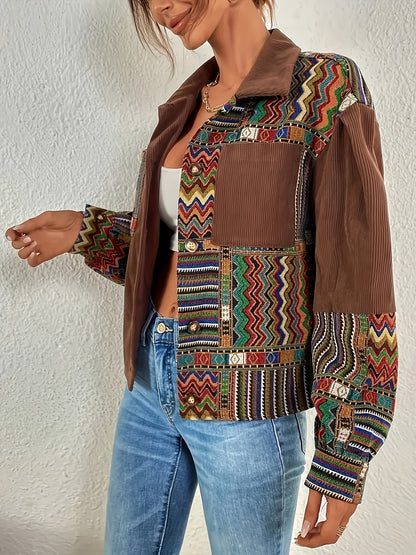 ZELINA I KORDJACKE MIT ETHINENDRUCK