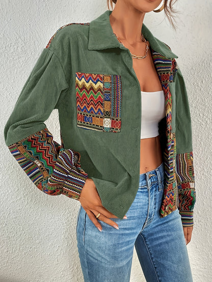 ZELINA I KORDJACKE MIT ETHINENDRUCK