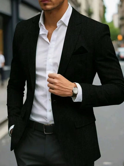 HERWARD I LUXURIÖSER BUTTON-DOWN-SAKKO