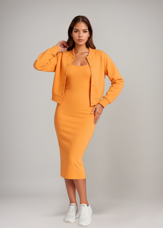 Cynthia™ — Enganliegendes Zweiteiliges Bodycon-Set