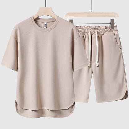 Das Solaro – Oversized Strickshirt & Shorts Duo