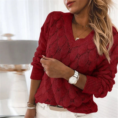 BELINDA I PULLOVER MIT V-AUSSCHNITT
