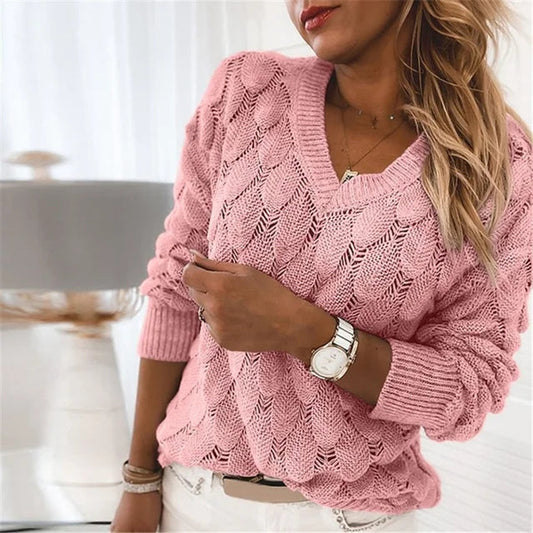 BELINDA I PULLOVER MIT V-AUSSCHNITT