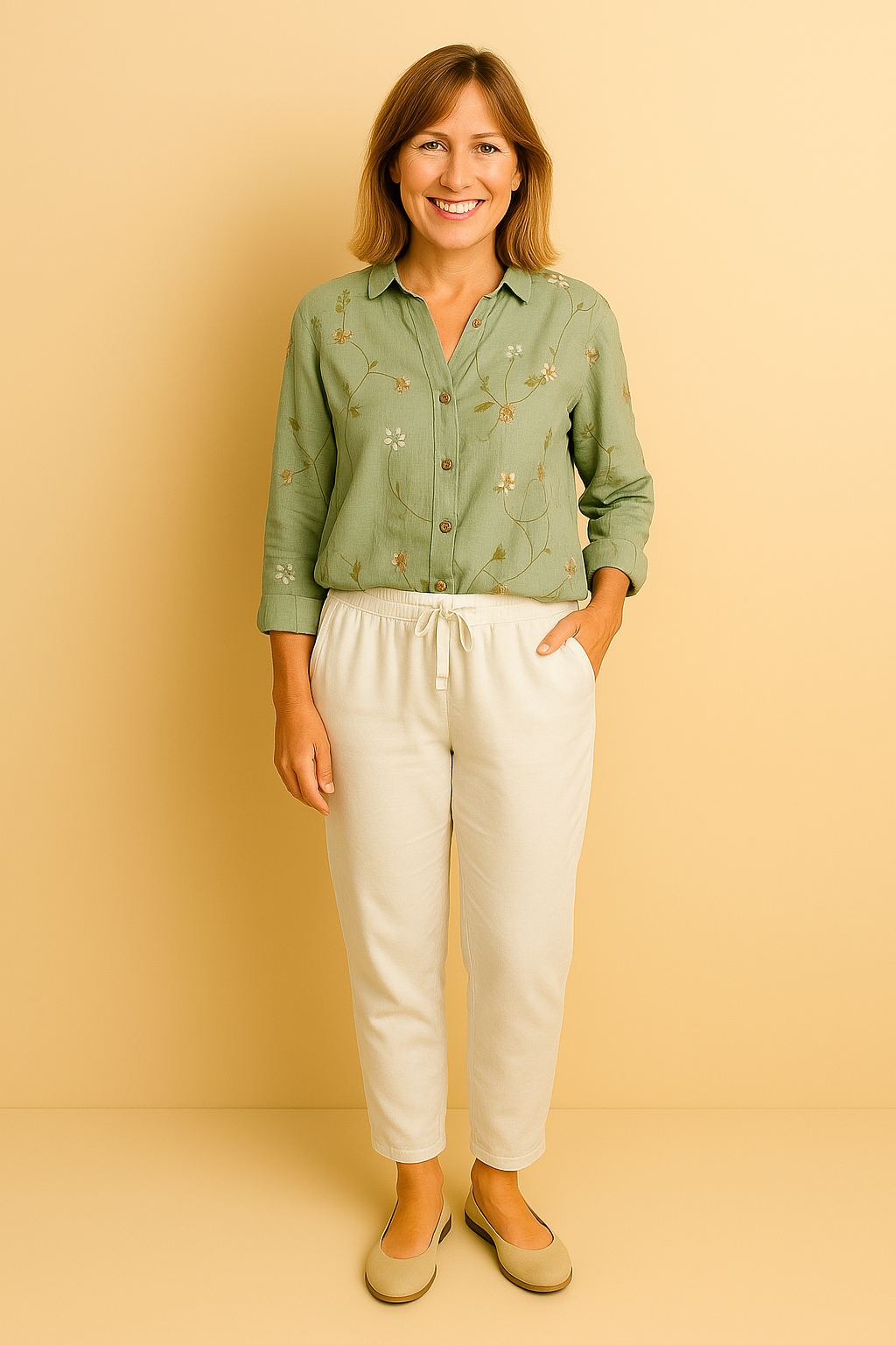 AVRIL I ELEGANTE BLUSE MIT VERSPIELTEN PRINTS