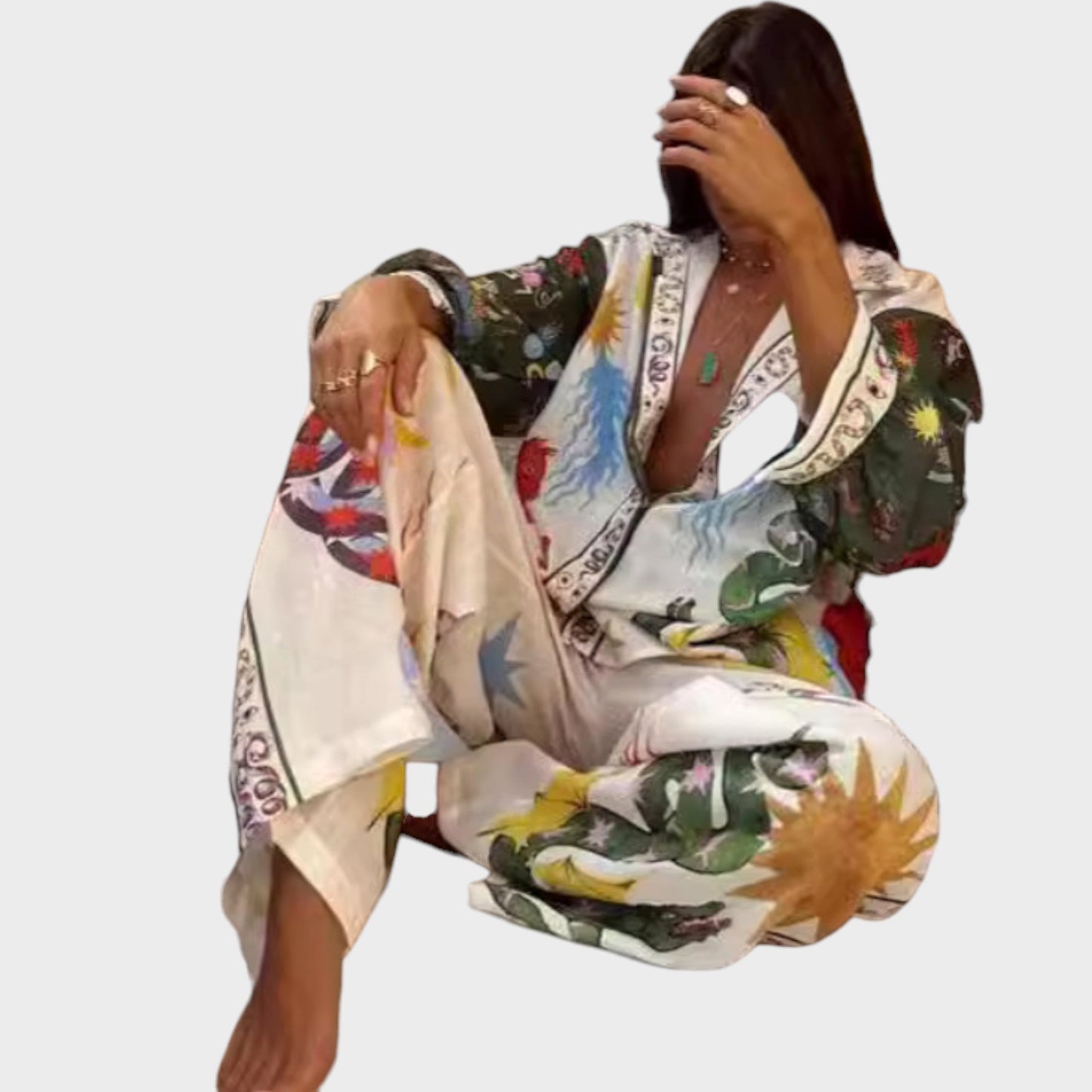 MECHTHILDIS I BEDRUCKTES OUTFIT-SET