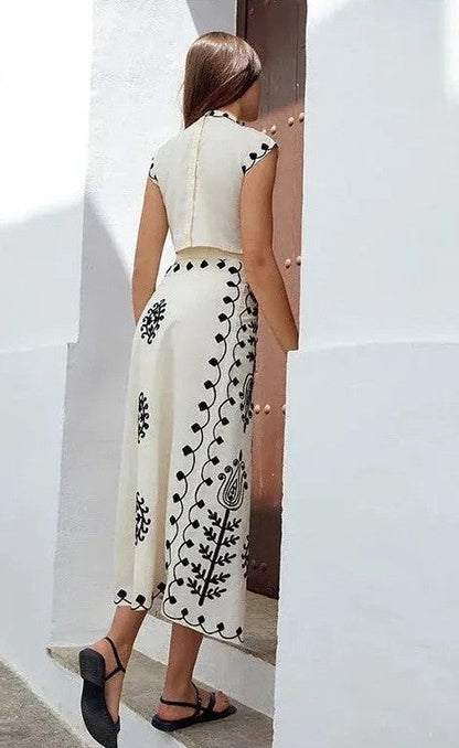 YASMINE I ZWEITEILIGES SET MIT AUFDRUCK