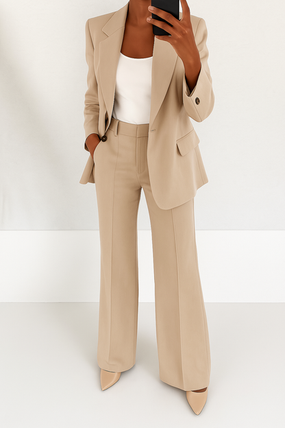 JULIANNA I STILVOLLES BLAZER- UND HOSEN-SET