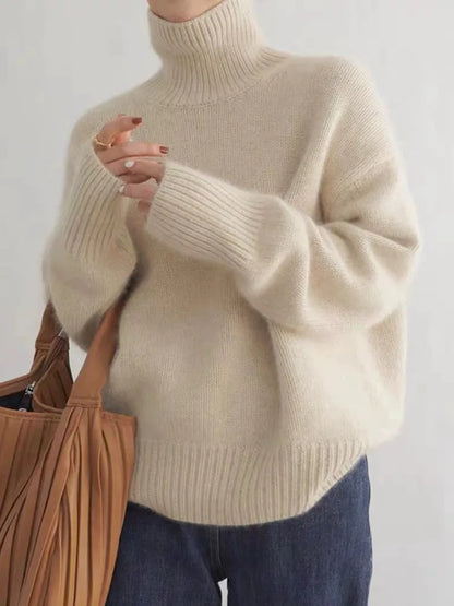 ISARINA I ELEGANTER ROLLKRAGENPULLOVER