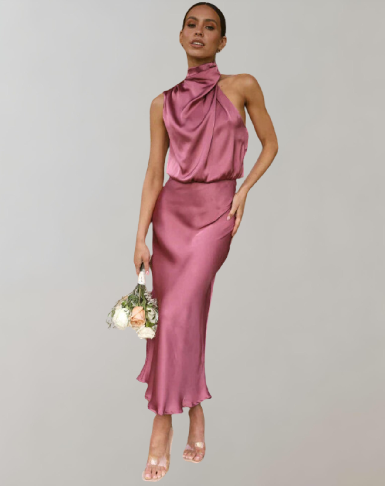 Lanna - Glänzendes Maxileid | Elegantes Abendkleid | Schick