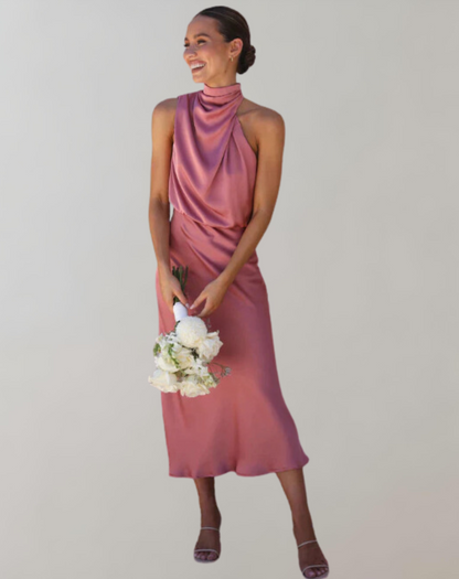 Lanna - Glänzendes Maxileid | Elegantes Abendkleid | Schick