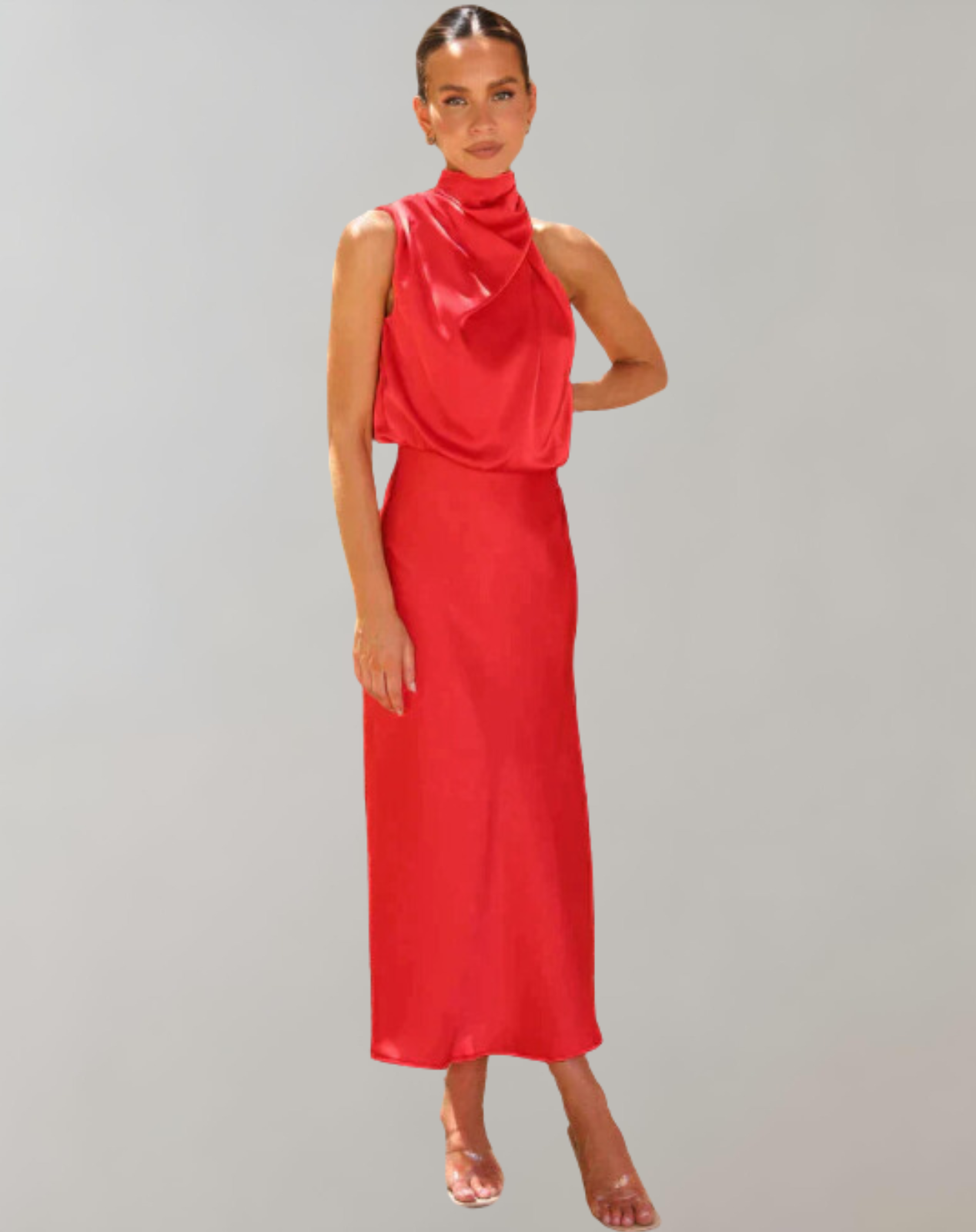 Lanna - Glänzendes Maxileid | Elegantes Abendkleid | Schick