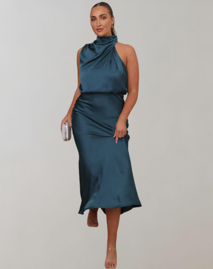 Lanna - Glänzendes Maxileid | Elegantes Abendkleid | Schick