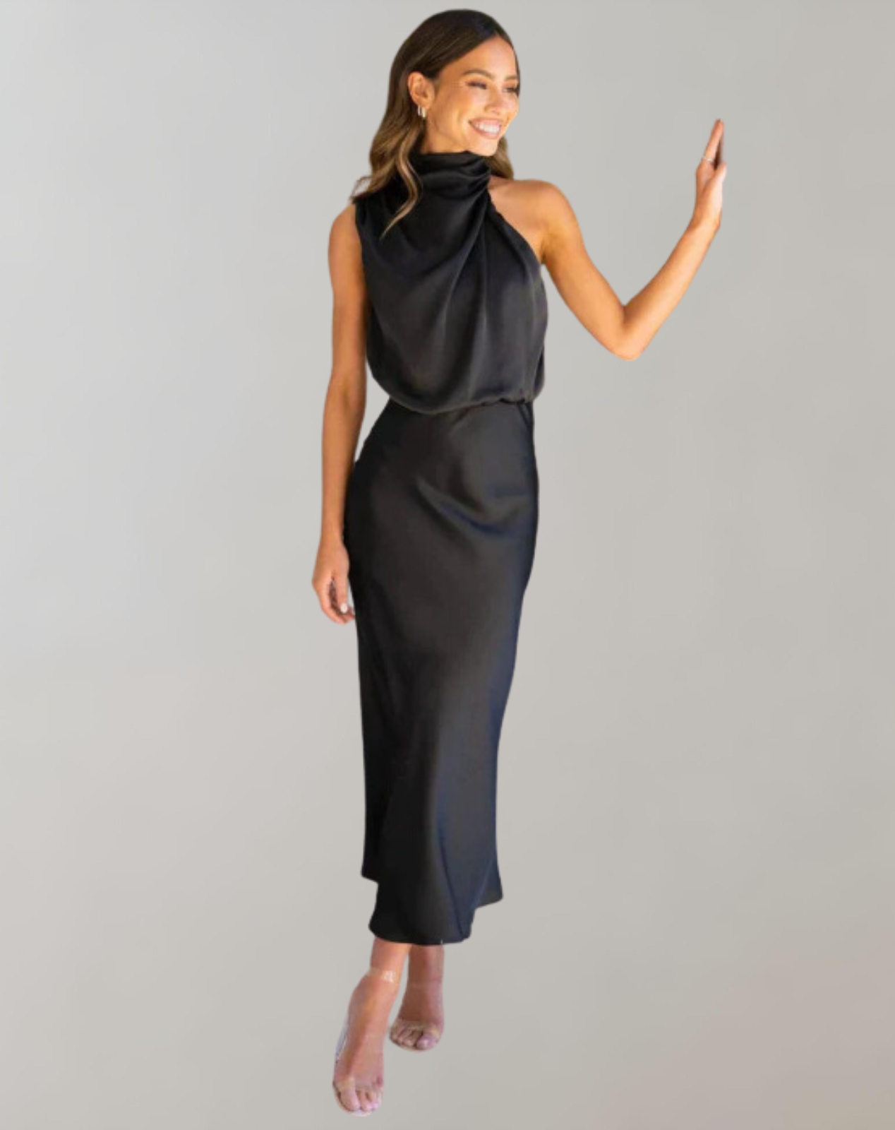 Lanna - Glänzendes Maxileid | Elegantes Abendkleid | Schick