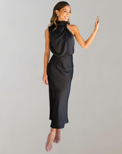 Lanna - Glänzendes Maxileid | Elegantes Abendkleid | Schick