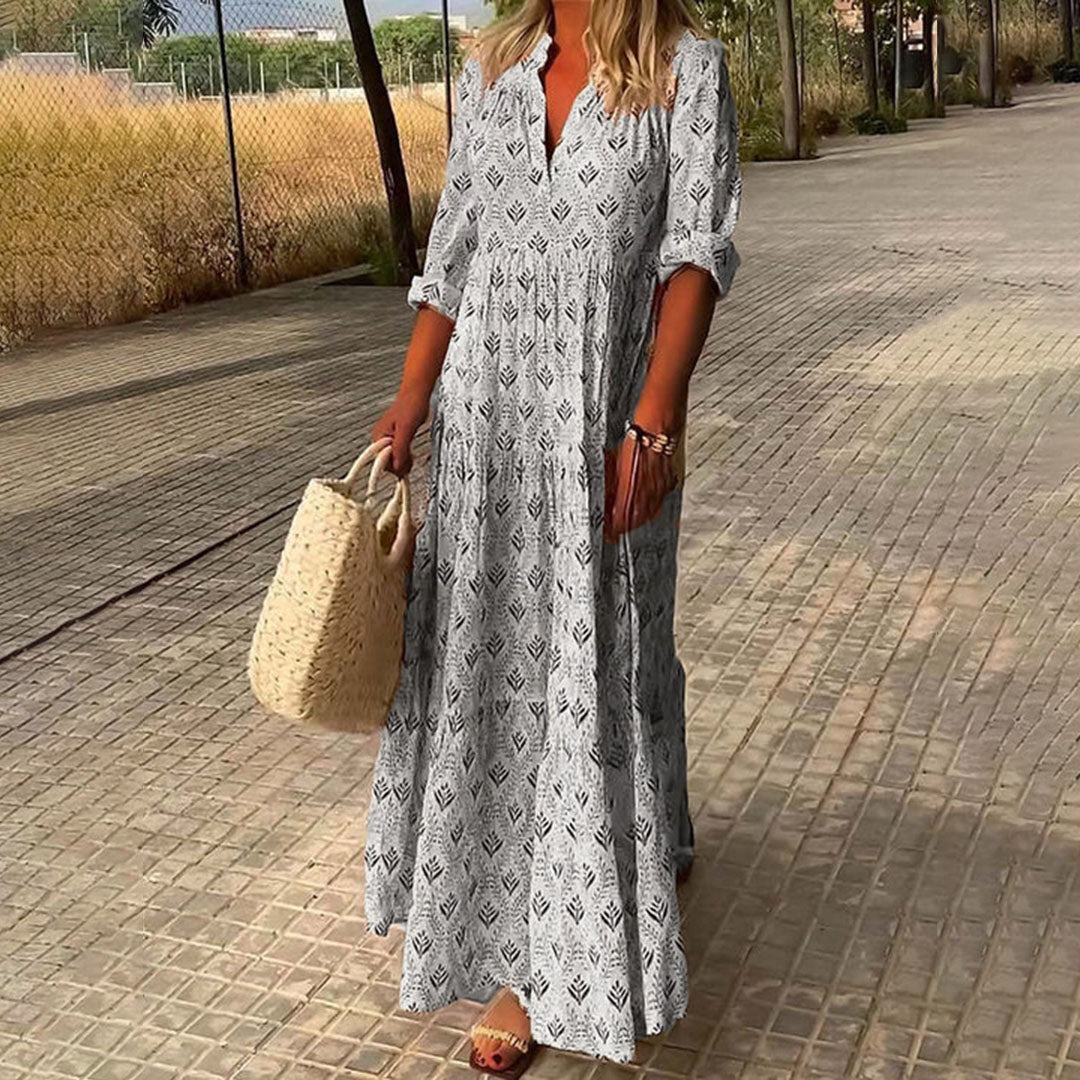 Jessica – Luftiges Boho Maxikleid