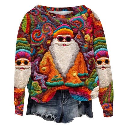 OLIVA I WEIHNACHTS-STRICKPULLOVER
