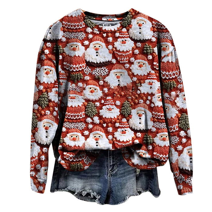 OLIVA I WEIHNACHTS-STRICKPULLOVER