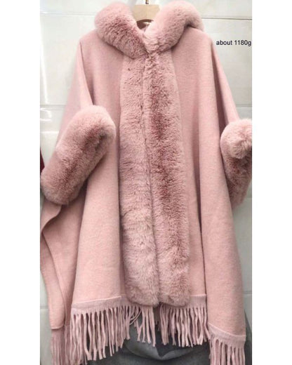 LOTTA I PONCHO MIT KAPUZE