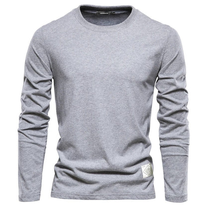 CLAUDIUS I LÄSSIGES LANGARM-T-SHIRT