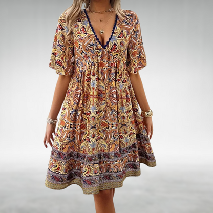 SAYLOR I BOHO-SOMMERKLEID MIT PAISLEY-DRUCK