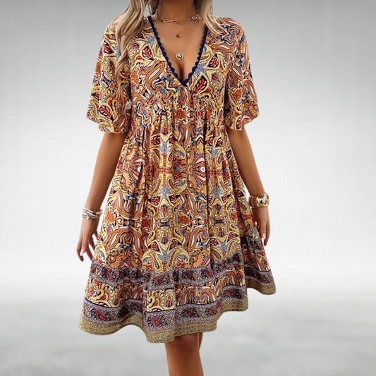 SAYLOR I BOHO-SOMMERKLEID MIT PAISLEY-DRUCK