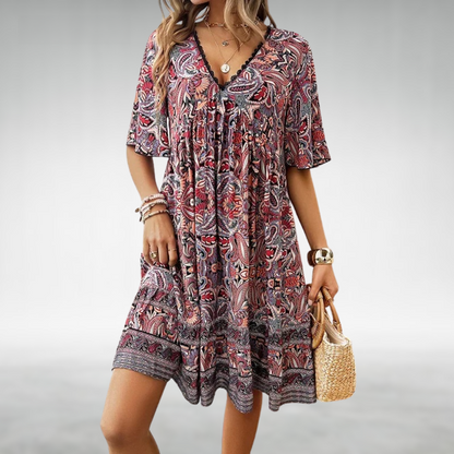 SAYLOR I BOHO-SOMMERKLEID MIT PAISLEY-DRUCK