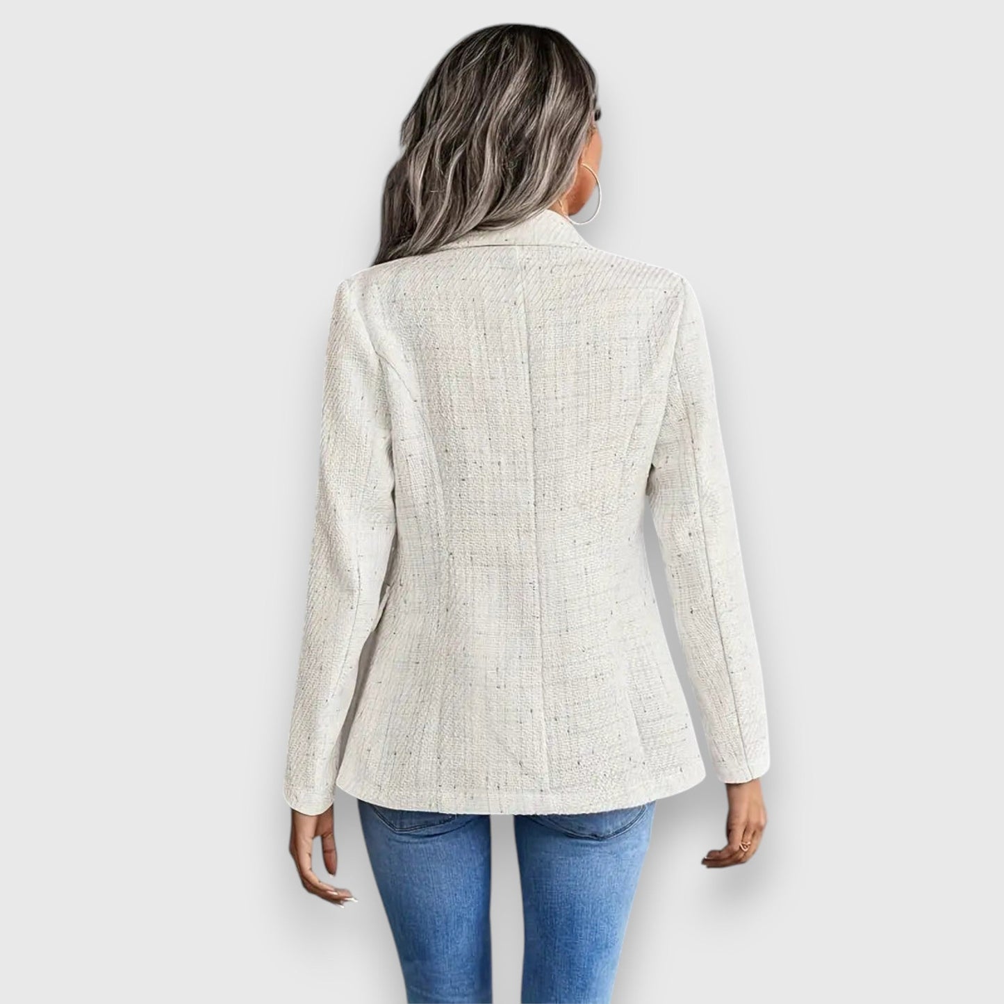 Zara | Blazer aus Tweed, leicht und stilvoll