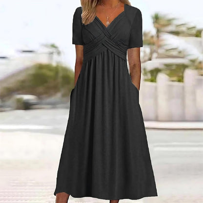 Midi Kleid Elegante Lässigkeit Vicky™