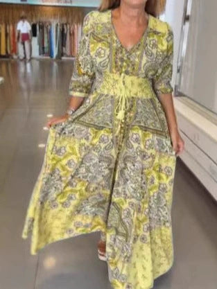 ARISSA I BOHO-MAXIKLEID