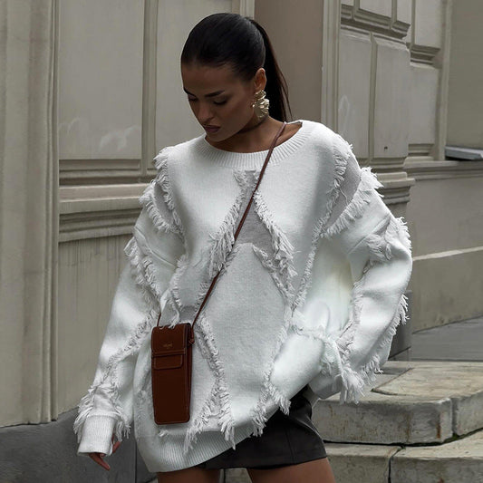 EVELIE I OVERSIZED STRICKPULLOVER