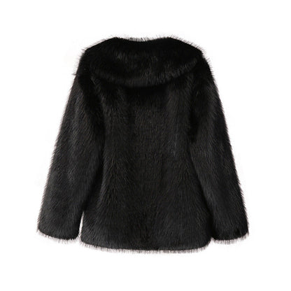 ELISABETH I FAUX-FELZMANTEL