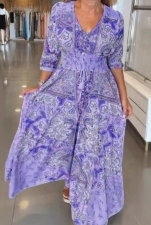 ARISSA I BOHO-MAXIKLEID