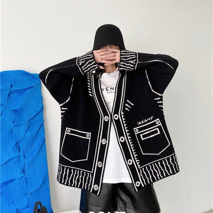 RIANNE I STILVOLLE ÜBERGRÖSSE STRICKJACKE